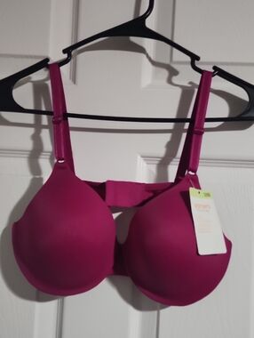 Warner's Magenta T-Shirt Bra with Smooth Cups